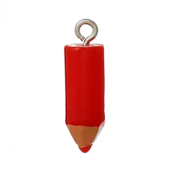 

DoreenBeads Resin Charm Pendants Pencil Red 22mm x 7mm(7/8" x 2/8"),20PCs