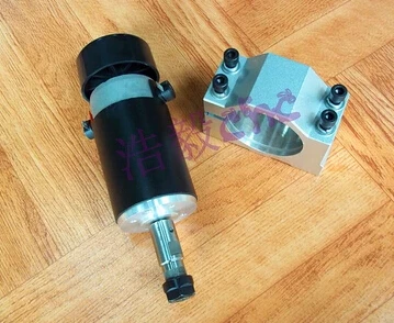 

Free shipping 1pcs ER11 chuck 0.3kw spindle DC 12-48 CNC 300W Spindle Motor Mount Bracket 24V 36V for PCB Engraving
