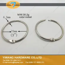 Абсолютно новое из листового металла Переплетное шарнирное связующее кольцо круг