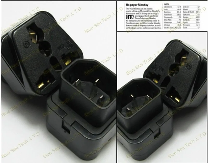 10 шт. AC 250 В 10A 3Pin PDU переключение, IEC320 C14 разъем к ИБП C13 универсальный разъем, ABS + латунь 2000 Вт Бесплатная доставка