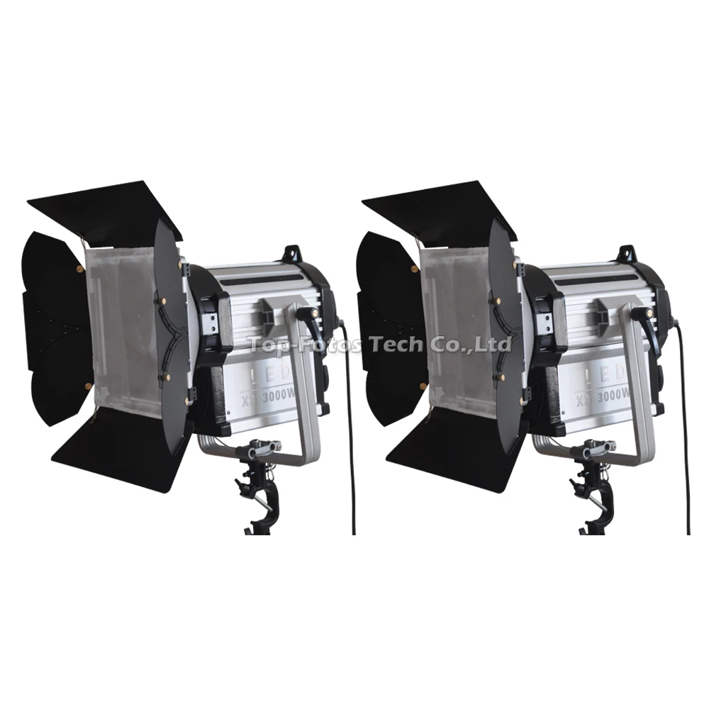 US $1.750.00 ALUMOTECH 2X300W LED Fresnel Dimming BiColor Wireless Remote Spot Led Light For Video Studio Photography Film