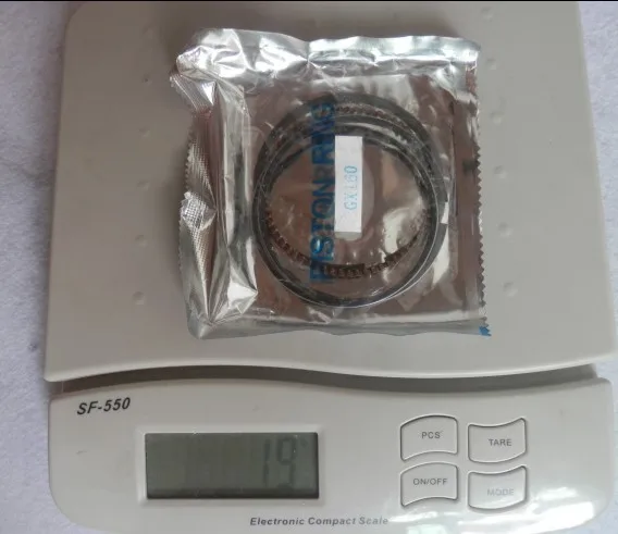 PISTON RING SET 68MM HONDA GX160-200 GXV160 3