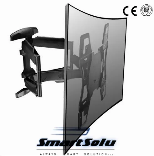 

Free shipping New Design 32 37 42 46 55 Retractable Tv Wall Mount Rotation Wall Mount LCD TV Bracket