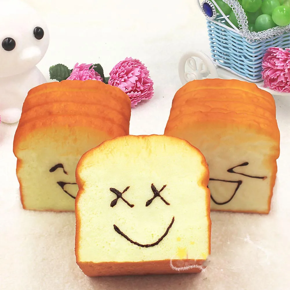 New Jumbo Expression Chocolate Hand Pillow Bread Toast Toy Gift