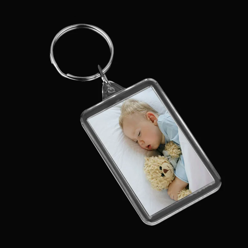 10 Pcs Round Rectangle Blank Clear Acrylic Keyring Make Your Own Photo Keychain Trendy Square Fashion Key Chains Key Ring Key Chains Aliexpress