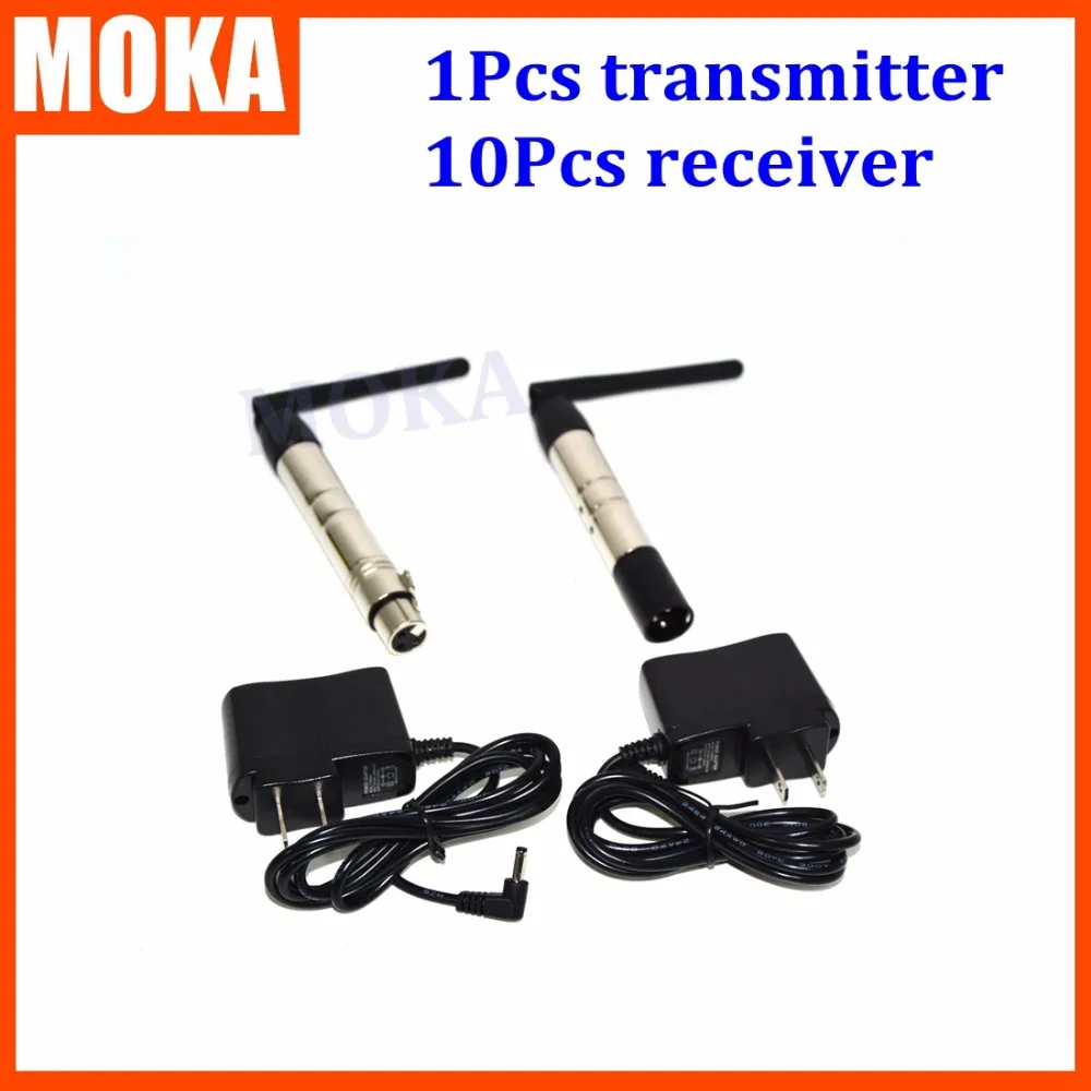 

11pcs/lot wireless dmx transmitter and receiver wireless dmx uplight wireless dmx 512 transmitter for par light