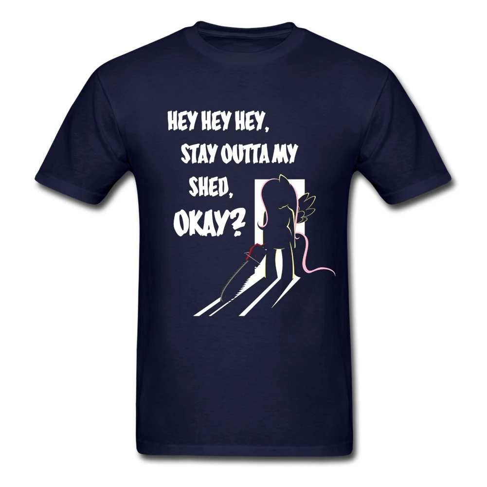 Funny Quotes Shed MOV Personality on Man Tee Shirts Crew Neck Men T-shirt Autumn Tees 100% Cotton Round Print Short Sleeve | Мужская