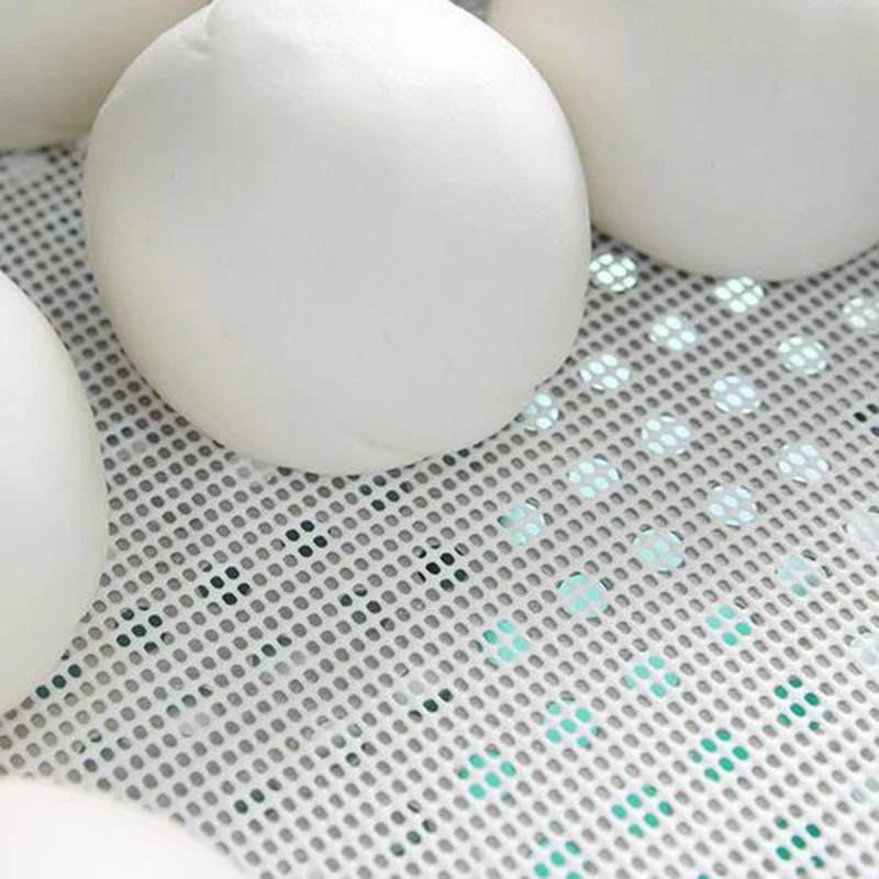 1 шт. 24 см Белый силиконовый отпариватель с тусклой сумкой антипригарный кухонный