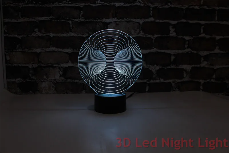 3D LED экзотический вкус ночник для подарок на день рождения с fcc и сертификат ul YJM-2913