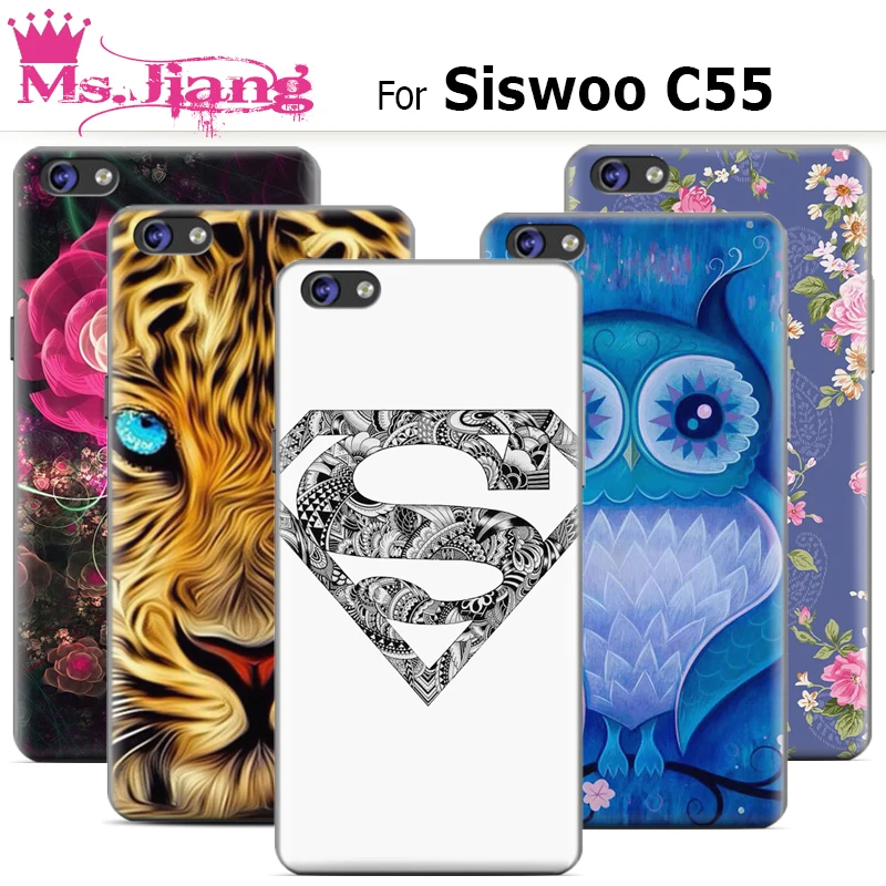 Siswoo c55 Case Perfect Design Colored Paiting Back Cover Case For Siswoo c55 Phone Cases