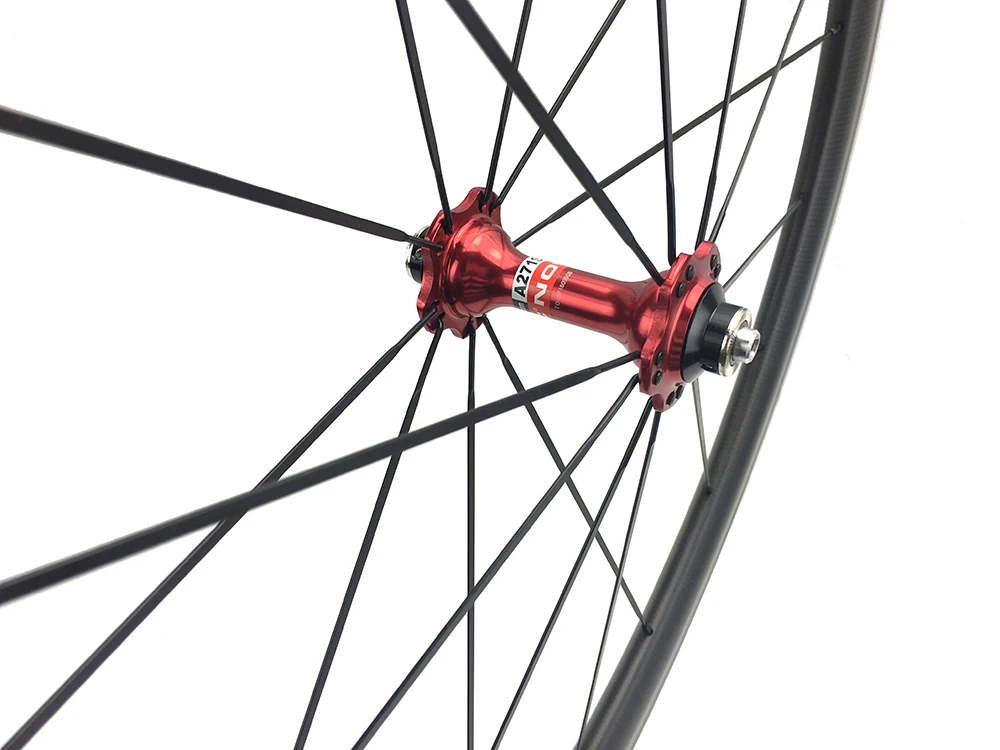 Сплав тормозная поверхность спереди carbonwheels 38 мм Глубокий углерода дорожный велосипед сзади колеса Novatec 372/271 хаб Алюминиевый тормоз линии