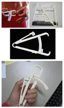 Hotting!! Personal Measure Body Accu Fat Loss Tester Caliper Charts Fitness Health Slim TF
