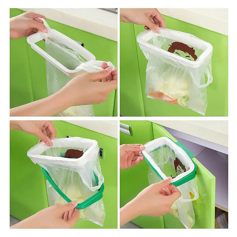 Hoomall Garbage Bag Holder Hanging Kitchen Cupboard Tailgate