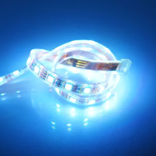 Waterproof-IP68 1 м DC 12 В SMD5050 гибкий светодиодный полосы 60 светодиодный ы за метр, белый, красный, зеленый, синий, желтый, RGB, Медь фон