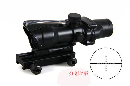 

4x32 Airsoft Scope for Hunting Shooting Tactical Longer Eye-Relief Fiber Optics Rifle Scope