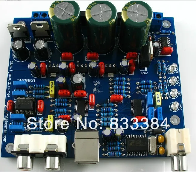 LJM- USB DAC Kit CS8416+ CS4398 USB сборная плата и тестирование