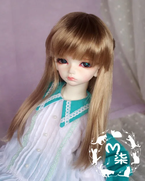 M7-bjd кукольный парик синтетические мохер светильник светлые 8-9 дюймов 7-8 дюймов 6-7 дюймов 5-6 дюймов 4-5 дюймов 1/3 1/4 1/6 1/8 SD MSD YOSD