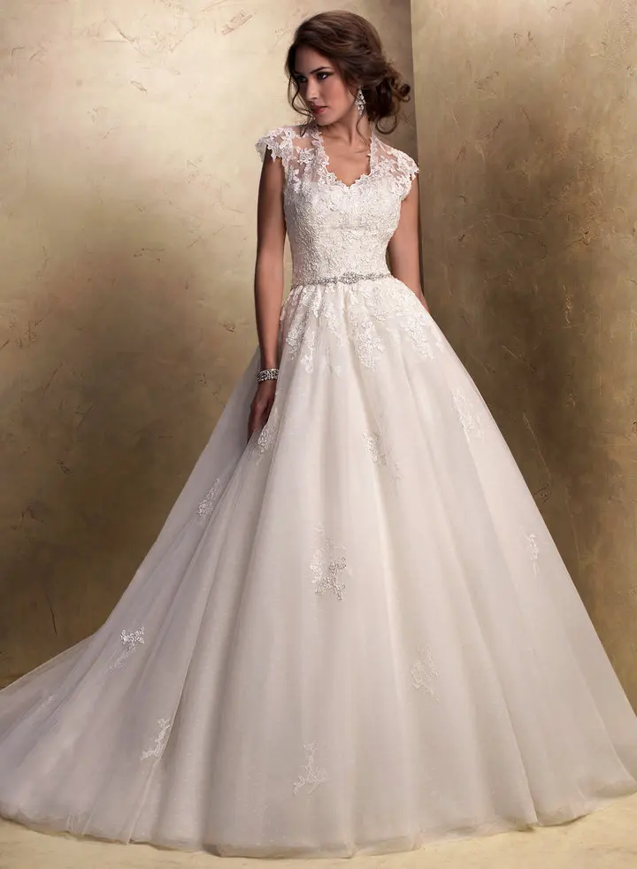 Short Sleeve Jacket Ivory Organza Lace Princess Ball Gown Wedding ... Short Sleeve Jacket Ivory Organza Lace Princess Ball Gown Wedding ...