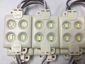 

1000pcs/lot 5730 4leds injection molding led module,55*33 DC12V, cool white,waterproof IP65 for advertising board Blister word