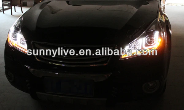 Для Subaru Outback светодиодный светильник ангельские глазки 2010-12 u-образного типа