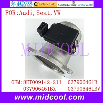 

New Mass Air Flow Sensor use OE No. 037906461B , 037906461BX , 037906461BV , 8ET009142-211 for Audi Seat VW