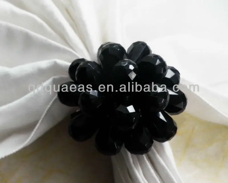 Aliexpress продается бисером свадебные кольца для салфеток