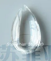 Бесплатная доставка, 35 шт. 50 мм Люстра Crystal Clear Smooth Teardrop Almond орнамент Prism