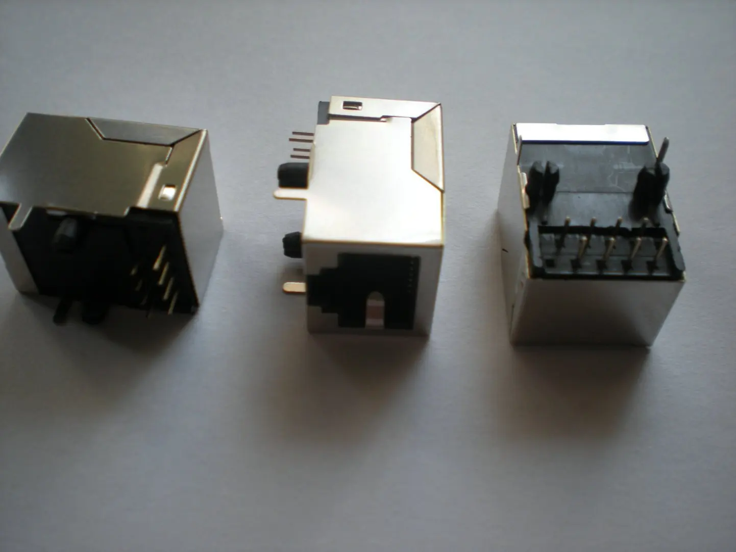PCB Jack RJ45 Модульный сетевой 59 8 P 21.3 мм Разъем LAN 100 шт. в партии