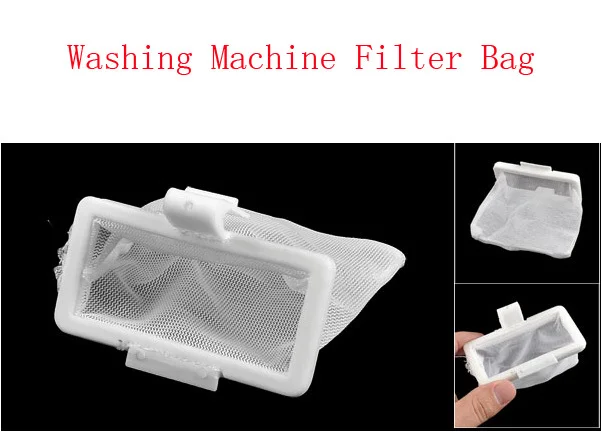 Замена для стиральной машины, прачечной сетки нейлон 3," x 2,8" фильтр мешок белый 10 шт