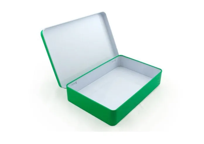 /190x130x35 мм цветная прямоугольная Оловянная коробка/жестяная коробка для конфет/подарочная упаковка/металлический корпус