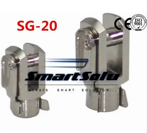 

Free Shipping 5pcs/lots SG-20 M8X1.25 ISO6431 cylinder attachment, Y type joint, U joints, Y