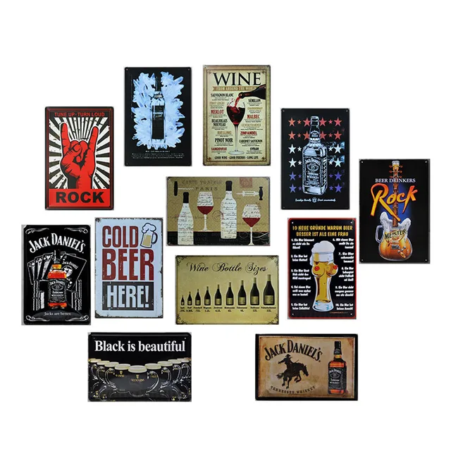 drink good beer with good friends metal tin sign art home painting