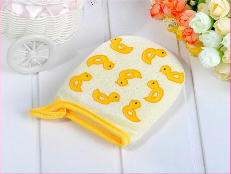 cute baby spugna da bagno del fumetto di cotone super soft pennello sfregamento telo da bagno