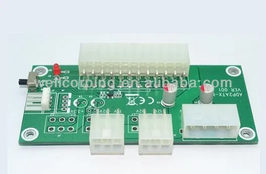 ALLOYSEED PC Настольный ATX 24Pin двойной блок питания синхронизация стартер удлинитель Кабель для BTC шахтер Майнинг Биткойн