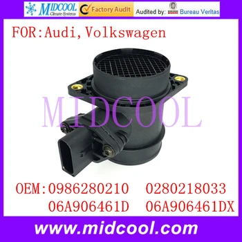 

New Mass Air Flow Sensor use OE No. 0986280210 , 0280218033 , 06A906461D , 06A906461DX for VW Volkswagen Audi