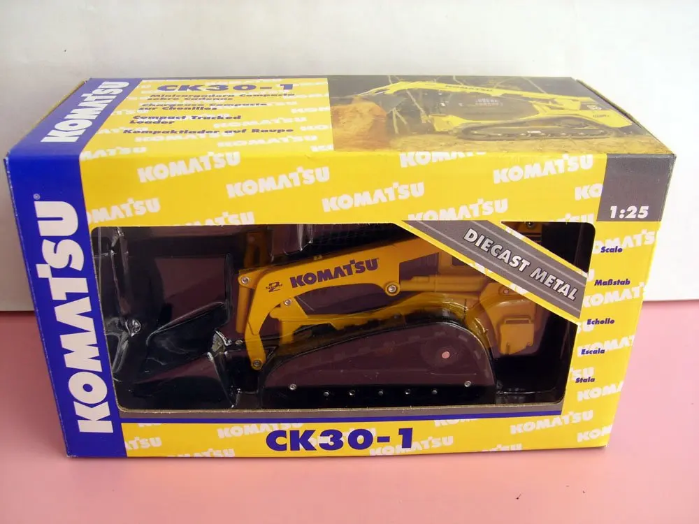 1:25 Komatsu CK30-1 компактный гусеничный игрушка погрузчик