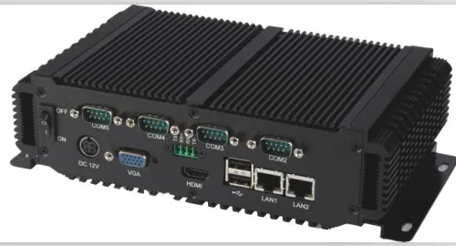 Безвентиляторный промышленный компьютер с 2 * lan и 4 * USB (lbox-2550)