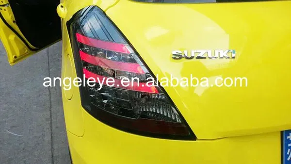 2011-2013 год для SUZUKI для Swift светодиодные задние фары taillamp черного Дымчатого Цвета SN