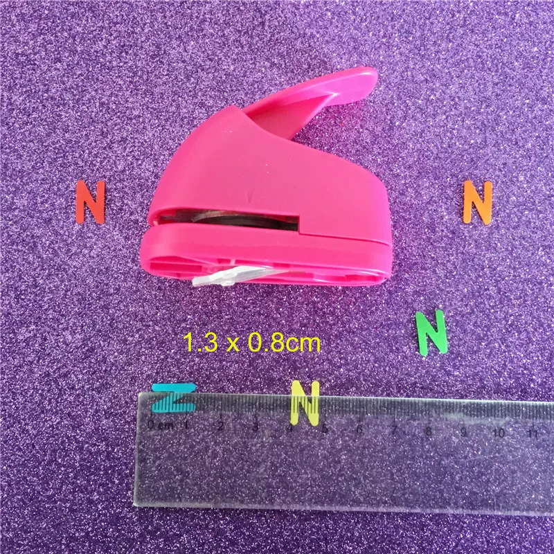 Free Shipping Alphabet N shaped save power paper/eva craft punch Scrapbook Handmade punchers DIY n letters hole punches puncher