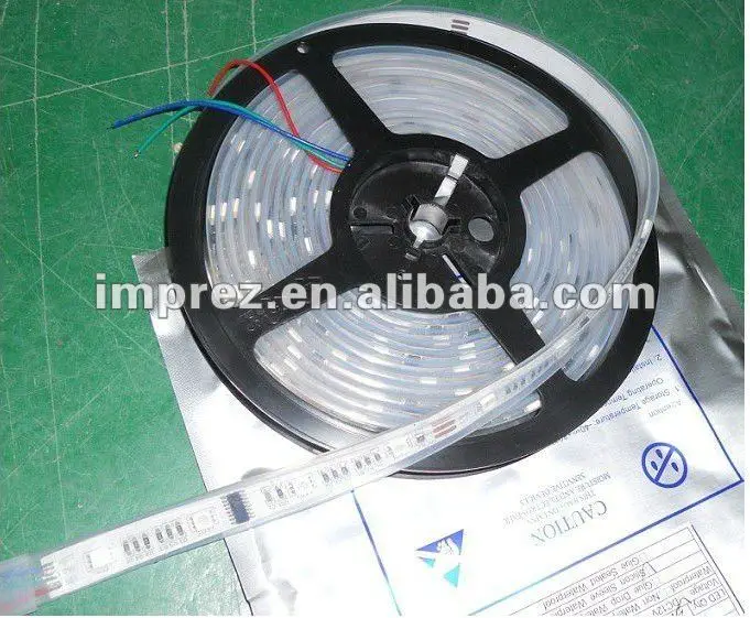 Цифровой светодиодный полосы Магия-Цвет IP67 LPD6803 светодиодные полосы, DC12V; 30 светодиодов/м; 10 шт. IC/m