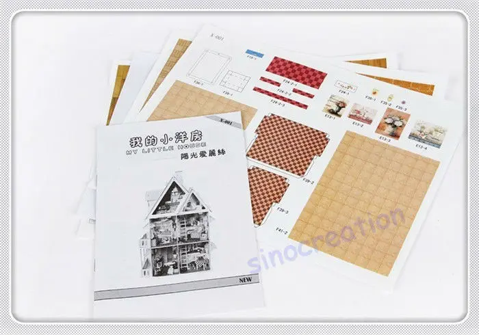 DIY Sunshine Alice Wooden House Model- (6)