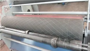Резиновый ролик(длина 600 мм или 700 мм) для перемотки пластиковых экструзионных машин
