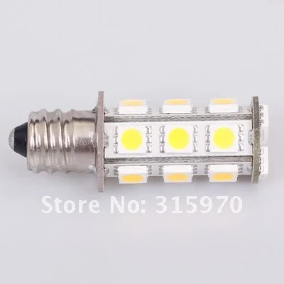 E12 LED auto bulbauto 12VDC white color 18pcs of 5050SMD 3W to repalce halogen 30W
