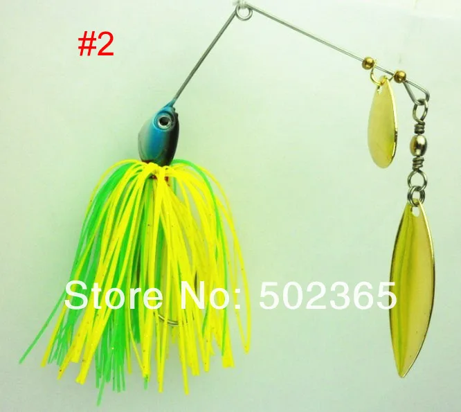 40 шт. по ePacket Spinner Bait 0,6 oz Spinner Приманки Спиннеры 17 г рыбные приманки для спиннинга жесткая металлическая приманка крепкие крючки