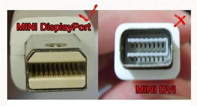 20 шт./лот. Mini displayport DP штекер в VGA кабель адаптер. Адаптер для M.A.C. Разъем M.A.C. Кабель MINI DP для VGA