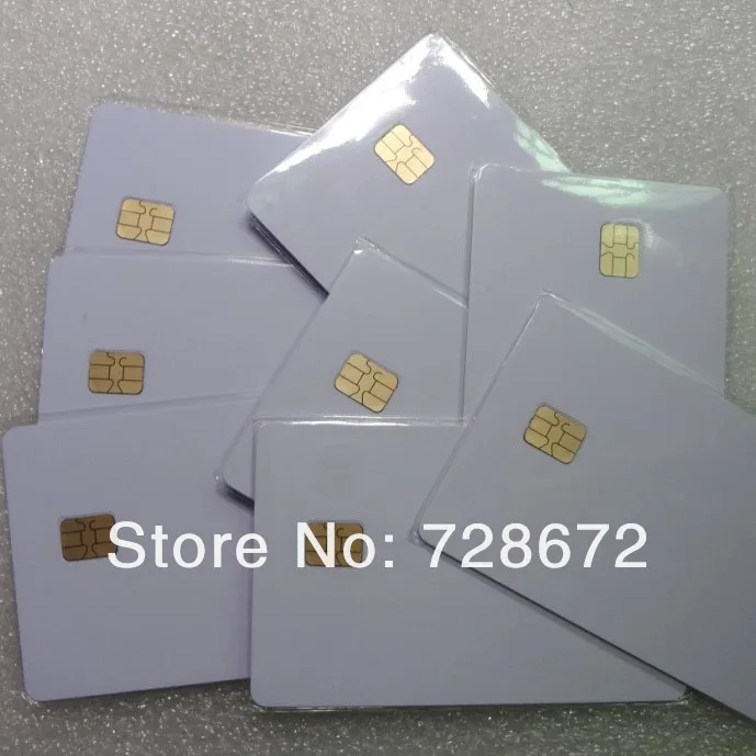 1000 X принт в виде полос карты с SLE4442 чип/Контактные Смарт-ПВХ композитные карты для Epson/струйных принтеров Canon