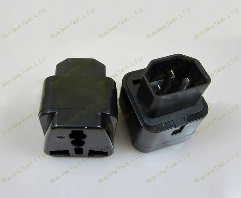 10 шт. AC 250 В 10A 3Pin PDU переключение, IEC320 C14 разъем к ИБП C13 универсальный разъем, ABS + латунь 2000 Вт Бесплатная доставка