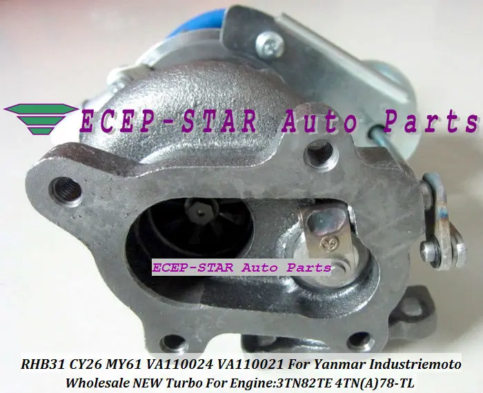 RHB31 CY26 MY61 VA110024 VA110021 For Yanmar Industriemoto 3TN82TE 4TN78-TL Turbocharger) (2)