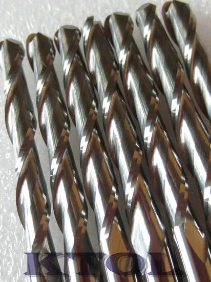 5 шт. 6*42 мм 2 Флейта мяч Nosed Endmill фрезы, карбида гравировальные инструменты для 3D резьба по дереву