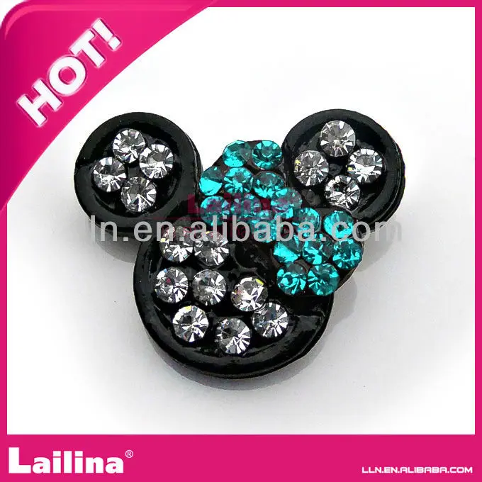 Круглый rhinestone кнопки для ID badage держатель аксессуары